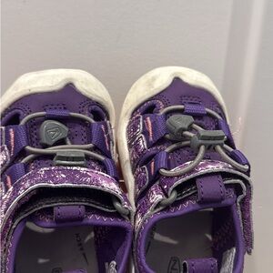 Keen Kids Purple and Gray Sneakers